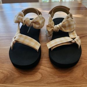 Loeffler Randall Maisie Hay Gingham Sport Sandal, size 8.5, Gingham